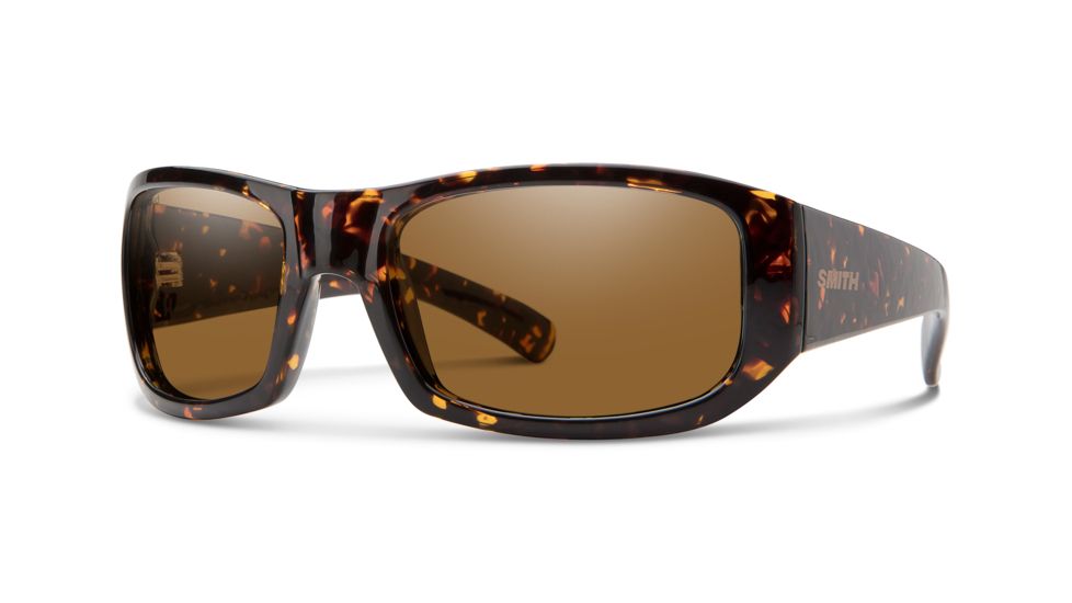 Smith Bauhaus Sunglasses, Dark Amber Tort Frame, Chromapop Brown Lens, 20193008654SP