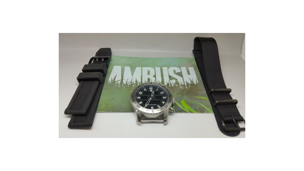 Smith&amp;Bradley Ltd. The Ambush Stainless Steel Tactical Watch