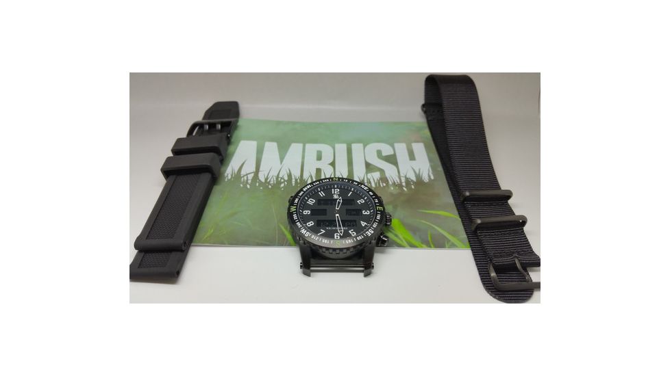 Smith&amp;Bradley Ltd. The Ambush Stainless Steel PVD Coated Tactical Watch