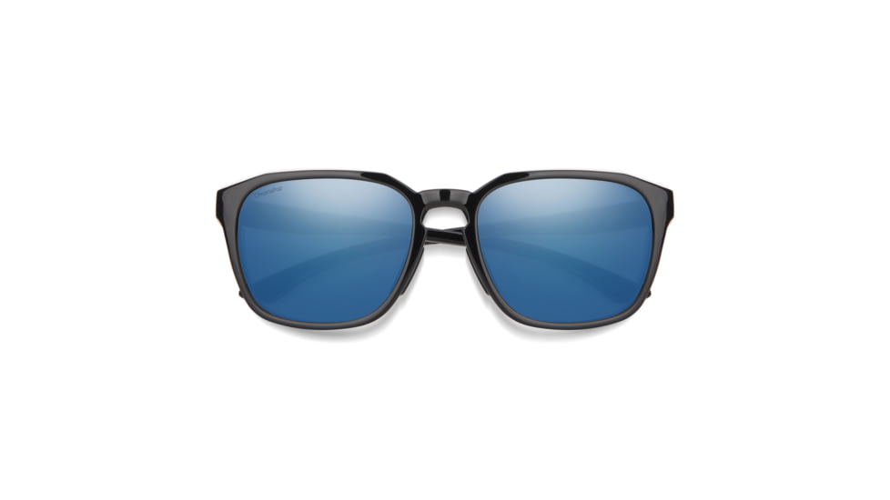 Smith Contour Sunglasses, Black Frame, ChromaPop Polarized Blue Mirror Lens, 20406580756QG
