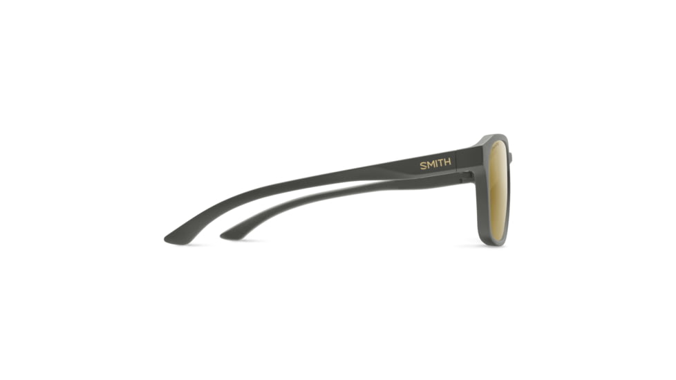 Smith Contour Sunglasses, Matte Gravy Frame, ChromaPop Polarized Bronze Mirror Lens, 204065FRE56QE