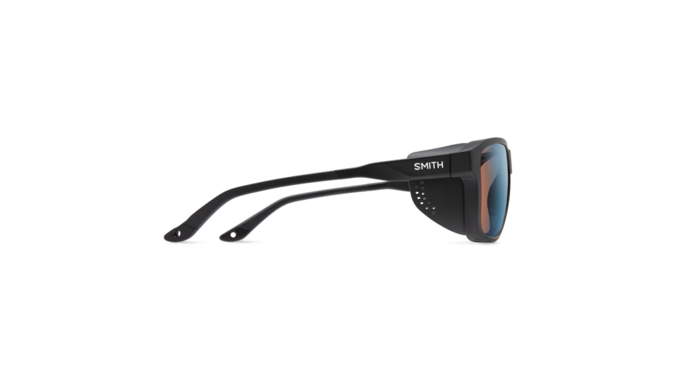 Smith Embark Sunglasses, Matte Black Frame, ChromaPop Glacier Photochromic Copper Blue Mirror Lens, 20461700358PS