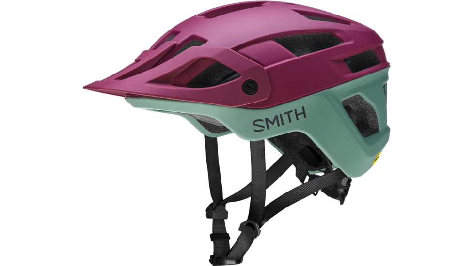 Smith Engage MIPS Helmet, Matte Merlot / Aloe, Medium, E007450FW5559