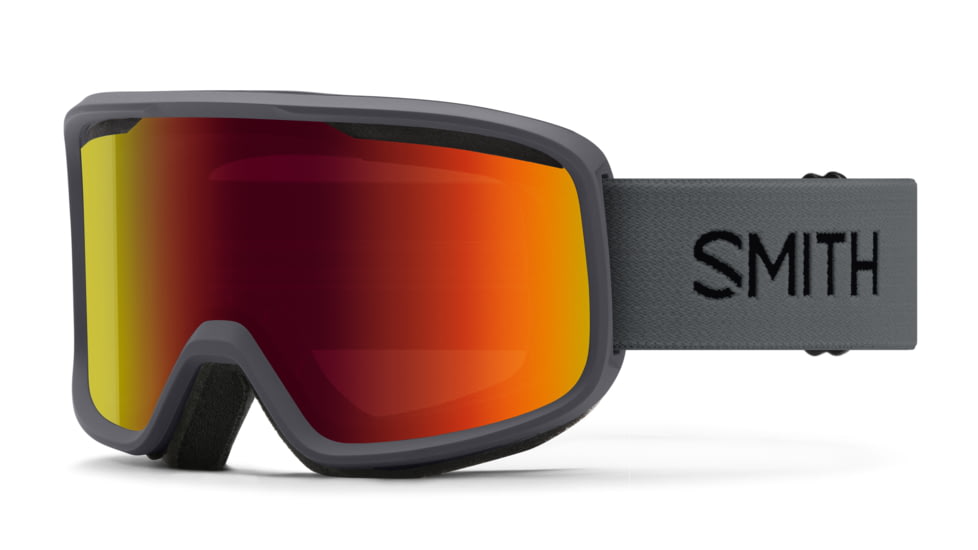 Smith Frontier Goggles, Charcoal, Red Sol-X Mirror, M004292QQ99C1