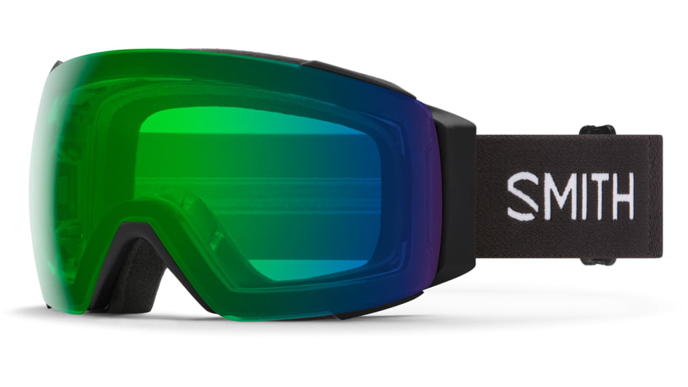Smith I/O Mag Goggle, ChromaPop Everyday Green Mirror, Black, M004270JX99XP