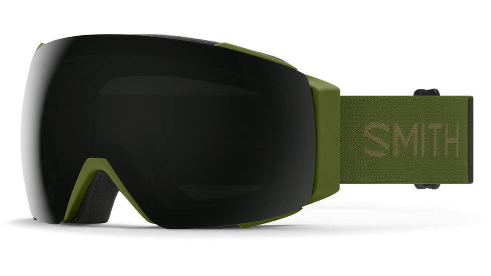 Smith I/O Mag Goggle, ChromaPop Sun Black, Olive, M004270NF994Y