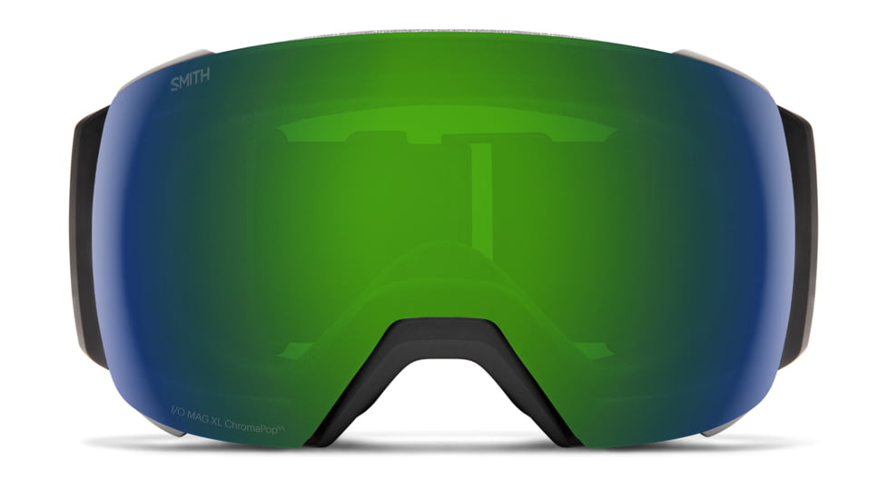 Smith I/O Mag XL Goggle, ChromaPop Sun Green Mirror, Black, M007130JX99MK