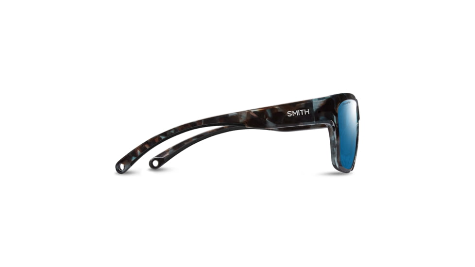 Smith Joya Sunglasses, Sky Tortoise Frame, ChromaPop Glass Polarized Blue Mirror Lens, 204315JBW56QG
