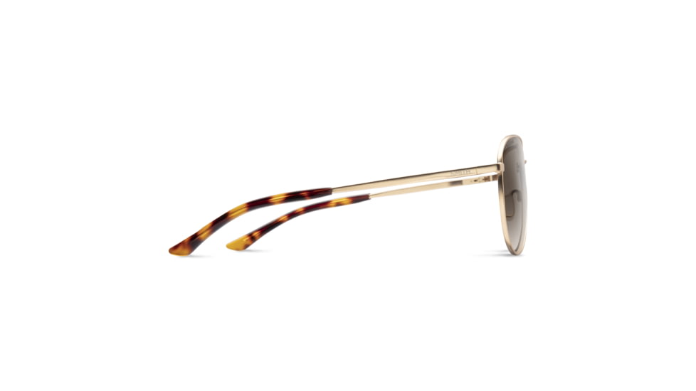 Smith Layback Sunglasses, Matte Gold Frame, Polarized Brown Gradient Lens, 204062AOZ60LA