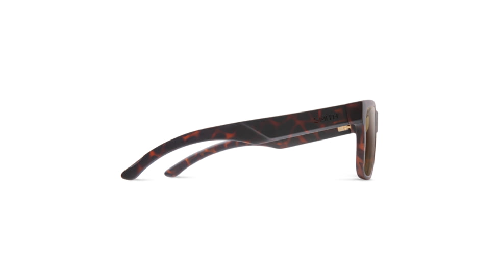 Smith Lowdown 2 Core Sunglasses, Matte Tortoise Frame, Polarized Brown Lens, 203563N9P56SP