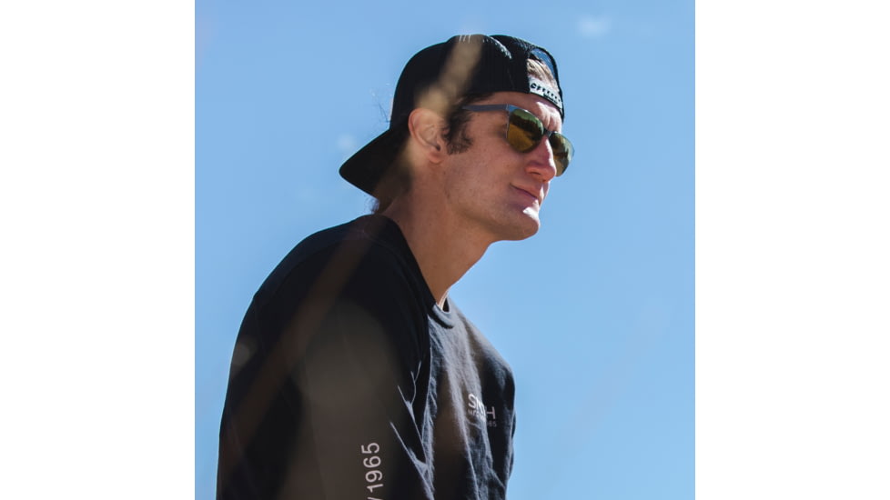 Smith Lowdown Metal Sunglasses, Brushed Gunmetal Frame, ChromaPop Polarized Bronze Mirror Lens, 204930KJ154QE