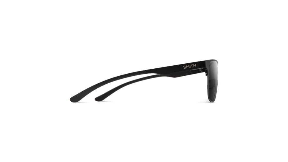 Smith Lowdown Metal Sunglasses, Matte Black Frame, ChromaPop Polarized Black Lens, 204930003546N