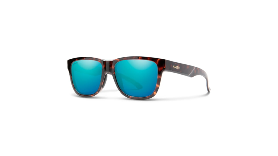 Smith Lowdown Slim 2 Sunglasses, Tortoise Frame, ChromaPop Polarized Opal Mirror Lens, 20104408651QG