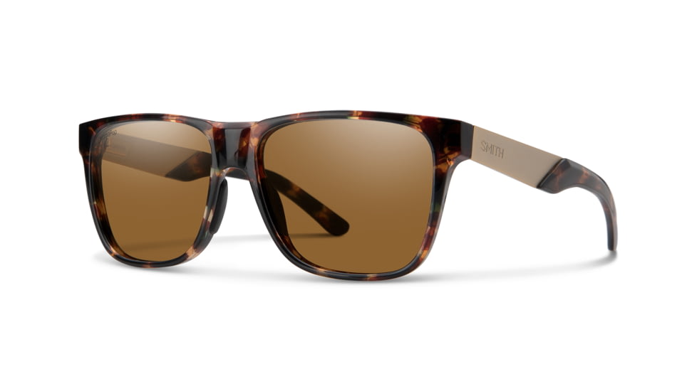 Smith Lowdown Steel Sunglasses, Dark Tortoise Frame, ChromaPop Polarized Brown Lens, 201906EKP56L5
