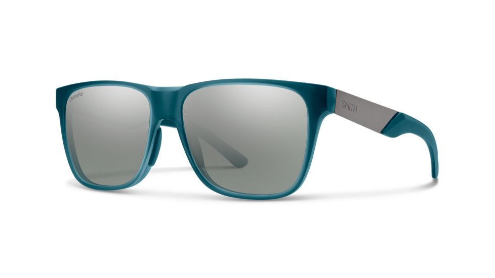 Smith Lowdown Steel Sunglasses, Matte Crystal Forest Frame, Chromapop Platinum Mirror Lens, 201906DLD56XB