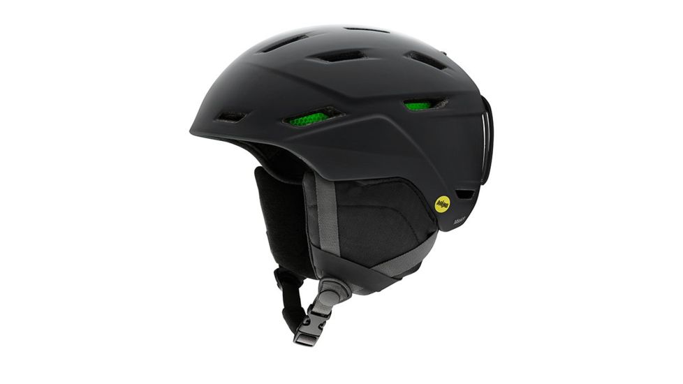 Smith Mission MIPS Snow Helmet - Mens, Matte Black, Small, H19-MSMBSMMIPS