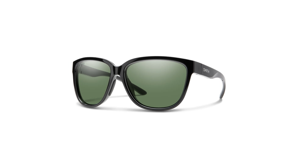 Smith Monterey Sunglasses, Black Frame, ChromaPop Polarized Gray Green Lens, 20298680758L7