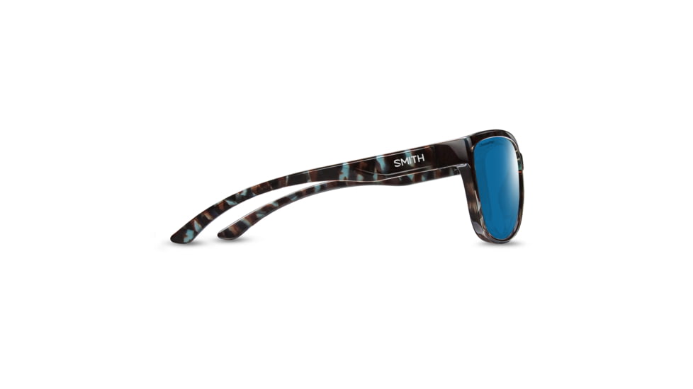 Smith Monterey Sunglasses, Sky Tortoise Frame, ChromaPop Glass Polarized Blue Mirror Lens, 204449JBW56QG