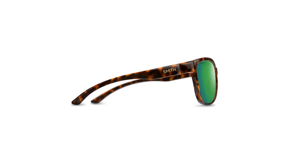 Smith Monterey Sunglasses, Tortoise Frame, ChromaPop Glass Polarized Green Mirror Lens, 20444908656UI