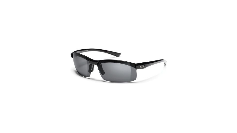 Smith Optics Baseline Square Sunglasses - Black Frames, Polarized Gray Lenses