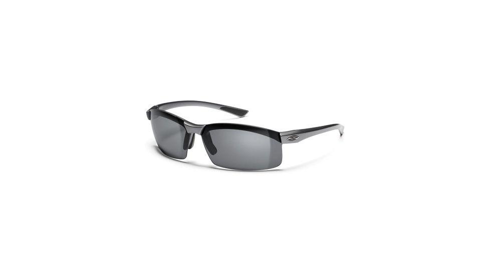 Smith Optics Base Line Square Sunglasses - Steel Frames, Polarized Gray Lenses