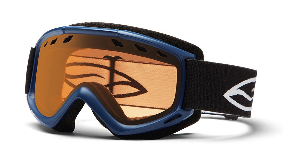 Smith Optics Cascade Snow Goggles - Navy Frame w/ Gold Lite Lens CS3LNV13