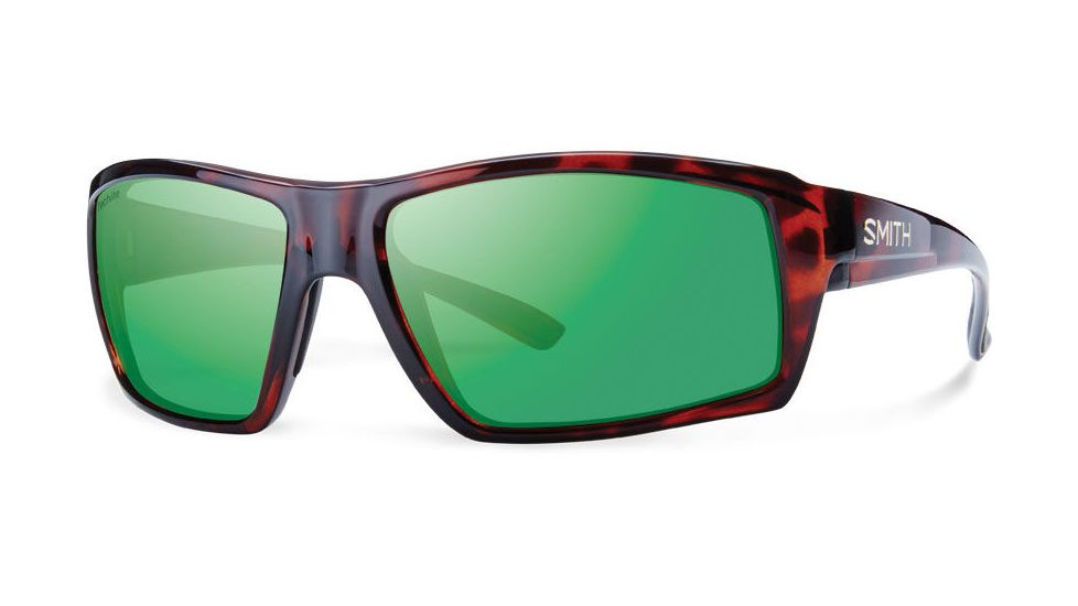 Smith Optics Challis Single Vision Prescription Sunglasses, Tortoise Frame, Polarized, CHGPGMTTSV
