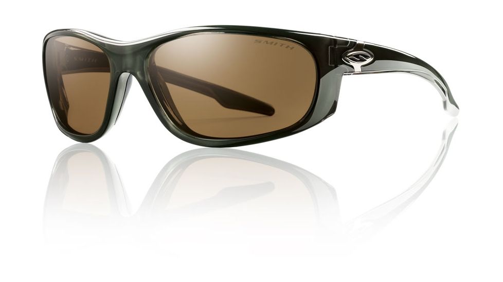 Smith Elite Chamber Tactical Sunglasses - Polarized Brown, Black Frame CRTPPBR22BK