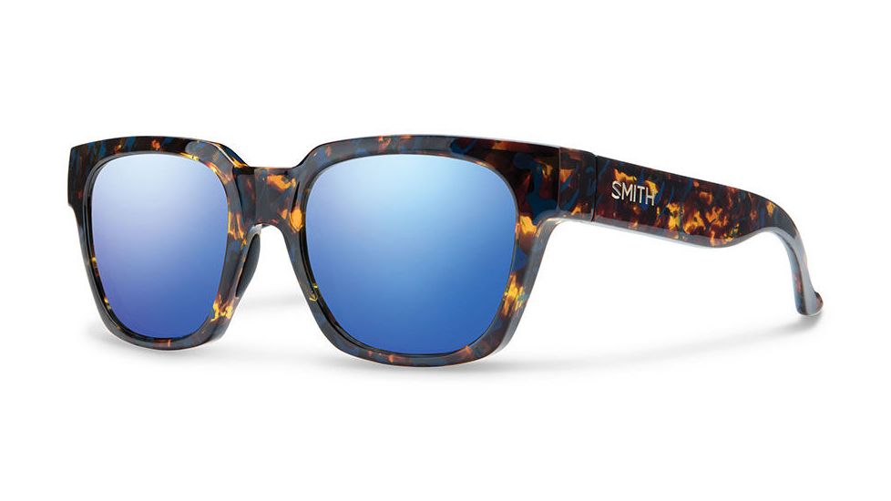 Smith Optics Comstock Progressive Prescription Sunglasses, Flecked Blue Tortoise Frame, CMPCBMFBTPR