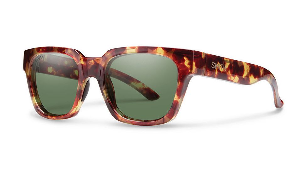 Smith Optics Comstock Progressive Prescription Sunglasses, Yellow Tortoise Frame, Polarized, CMCPGNYTPR