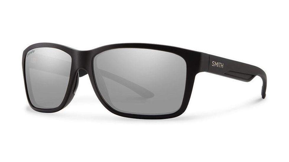 Smith Optics Drake Single Vision Prescription Sunglasses, Matte Black Frame, Polarized, DKRPGYMMBSV