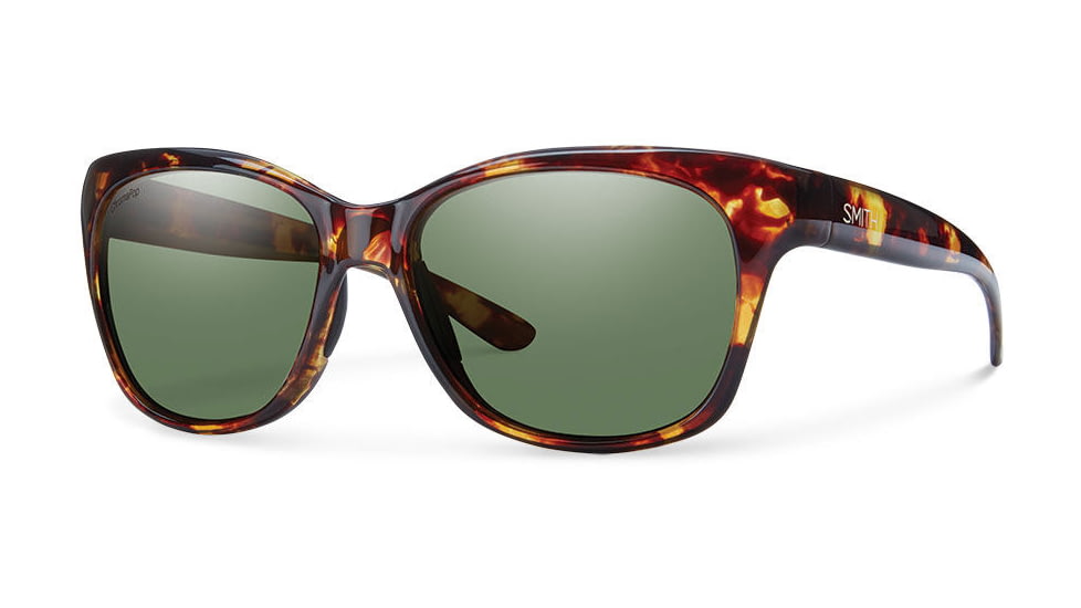 Smith Optics Feature Single Vision Prescription Sunglasses, Tortoise Frame, Polarized, FECPGNTTSV