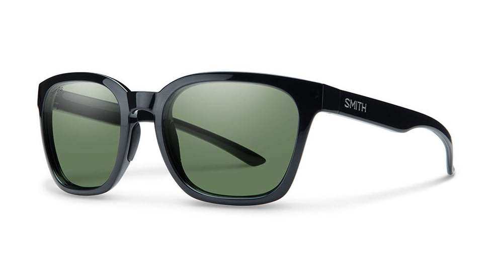 Smith Optics Founder Single Vision Prescription Sunglasses, Black Frame, Polarized, FOCPGNBKSV