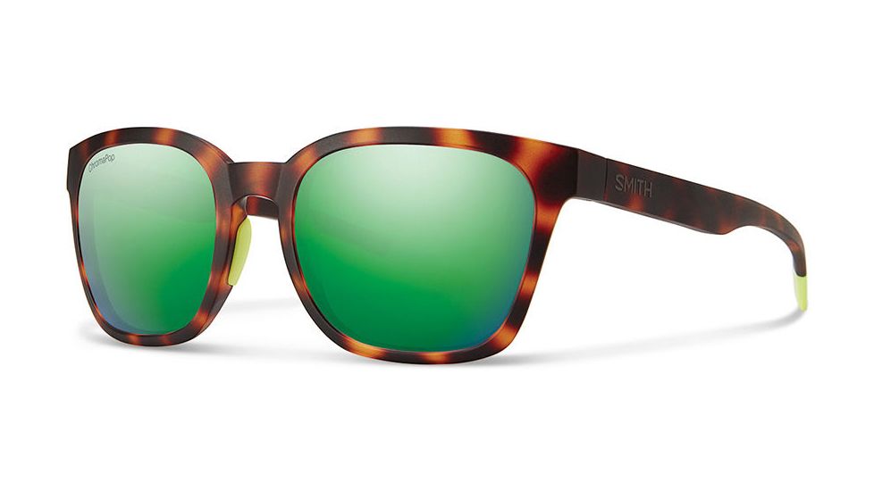 Smith Optics Founder Single Vision Prescription Sunglasses, Matte Tortoise Neon Frame, FOCMGMMTNSV