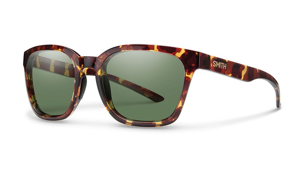 Smith Optics Founder Single Vision Prescription Sunglasses, Tortoise Frame, Polarized, FOPPGNTTSV