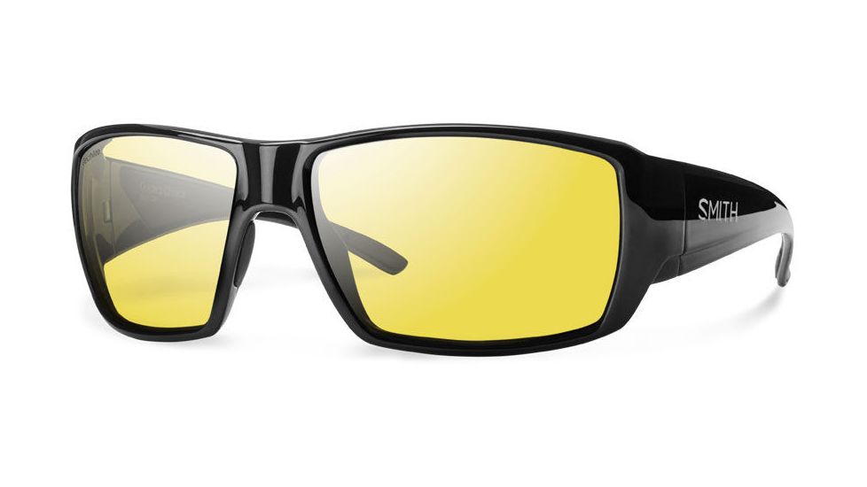 Smith Optics Guides Choice Single Vision Prescription Sunglasses, Black Frame, Polarized, GCGPLLBLKSV