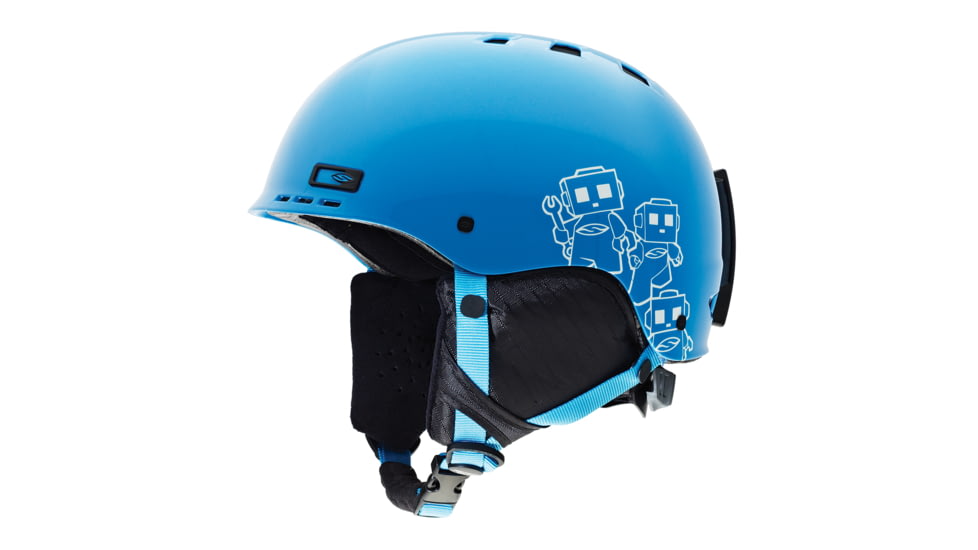 Smith Holt Junior Helmet, Cyan Smithbot, Youth H12-HJCYY
