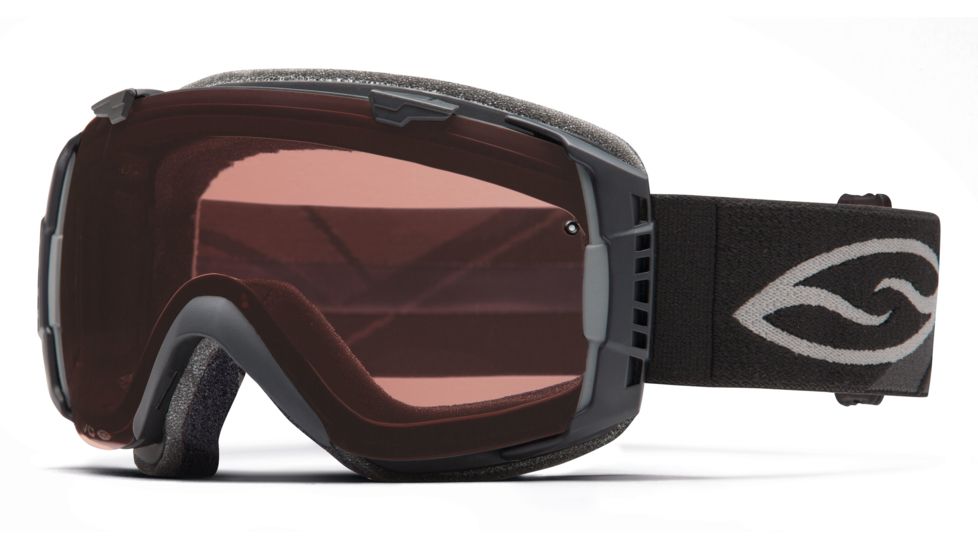 Smith Optics I/O 7 Goggle Black Frame/Polarized Rose Copper/Blue Sensor Lens IE7EPBK15