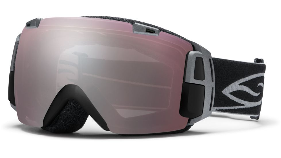 Smith Optics I/O Recon Goggles - Black Frame, Ignitor Mirror And Blue Sensor Mirror Lenses IR7IBK12