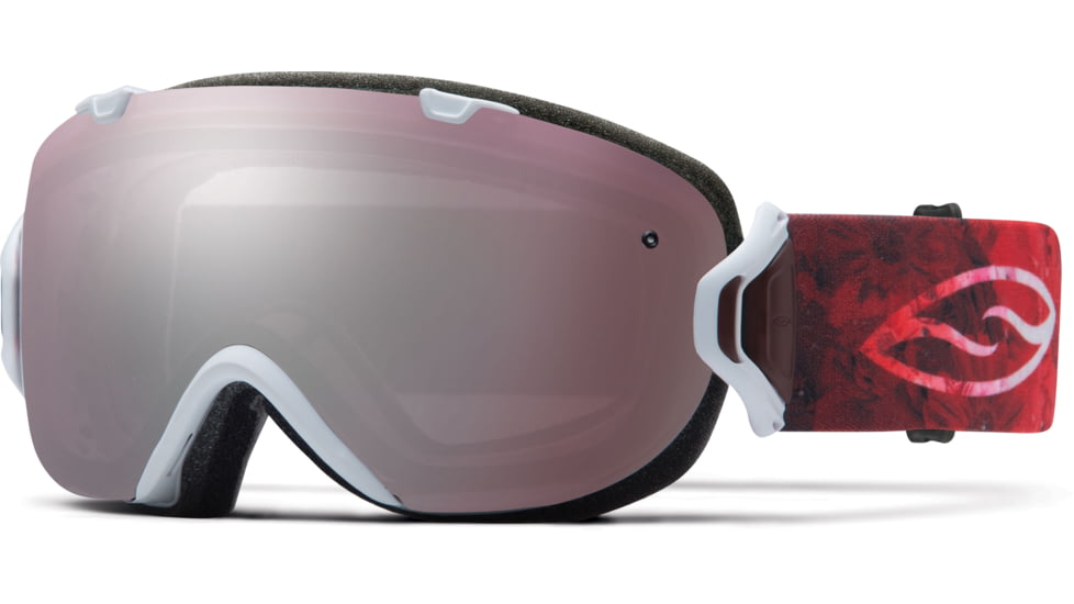 Smith Optics I/OS Goggle White Floral Ombre Frame/Ignitor/Red Sensor Lens IS7IWL15