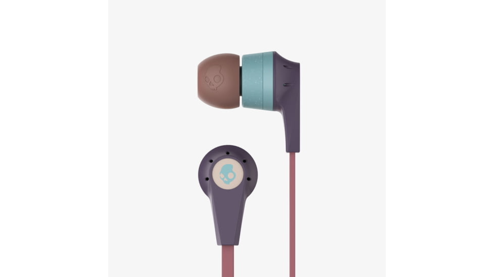 Skullcandy INK'D 2 earbuds with Mic-Purple/Brown