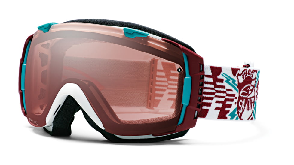 Smith Optics I/O Snow Goggles - White Burgundy RFC