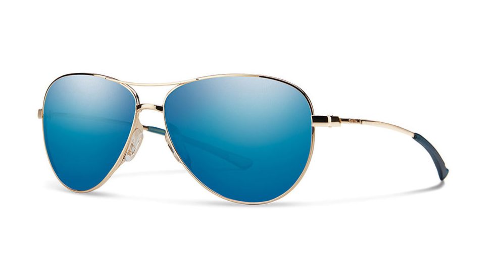 Smith Optics Langley Bifocal Prescription Sunglasses, Gold Frame, LAPCUGMGDBI
