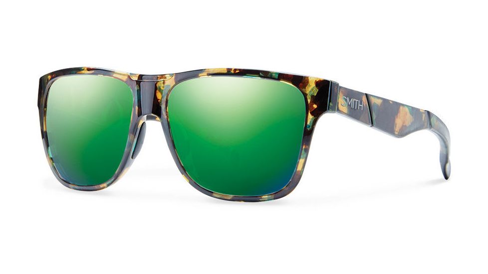 Smith Optics Lowdown Progressive Prescription Sunglasses, Flecked Green Tortoise Frame, LDPCGMFGTPR