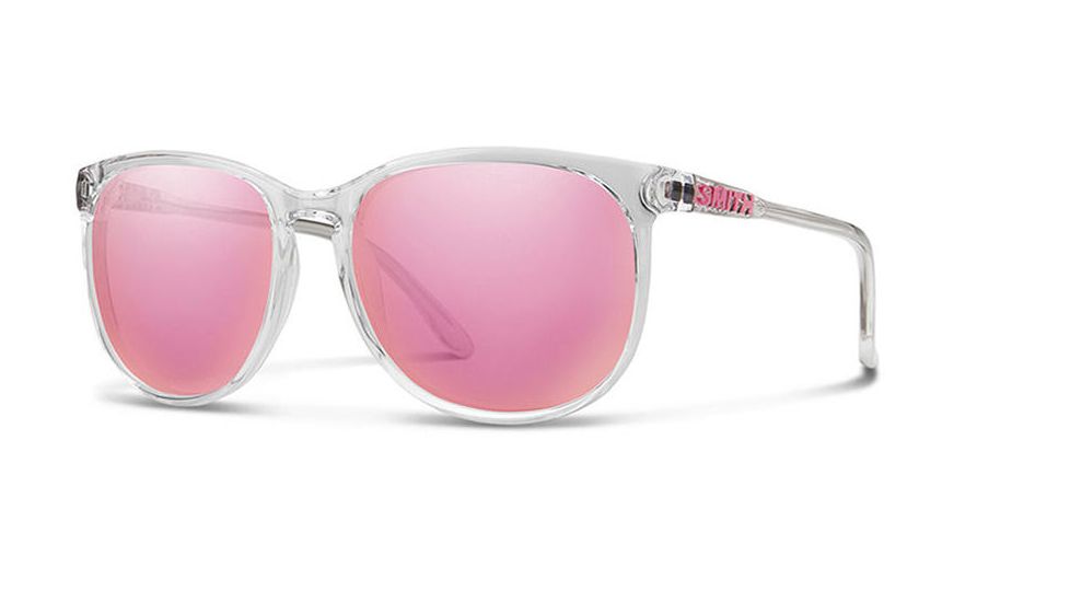 Smith Optics Mt. Shasta Single Vision Prescription Sunglasses, Crystal Frame, MTPCPKMCRSV