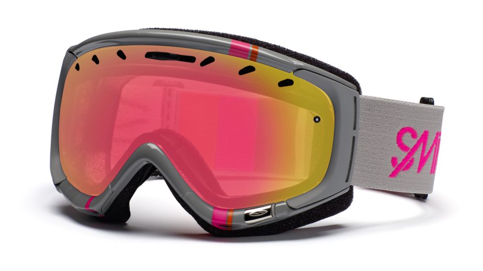 Smith Phase Goggles, Frost Gray Stereo, Red Sensor Mirror PZ6RZGS11