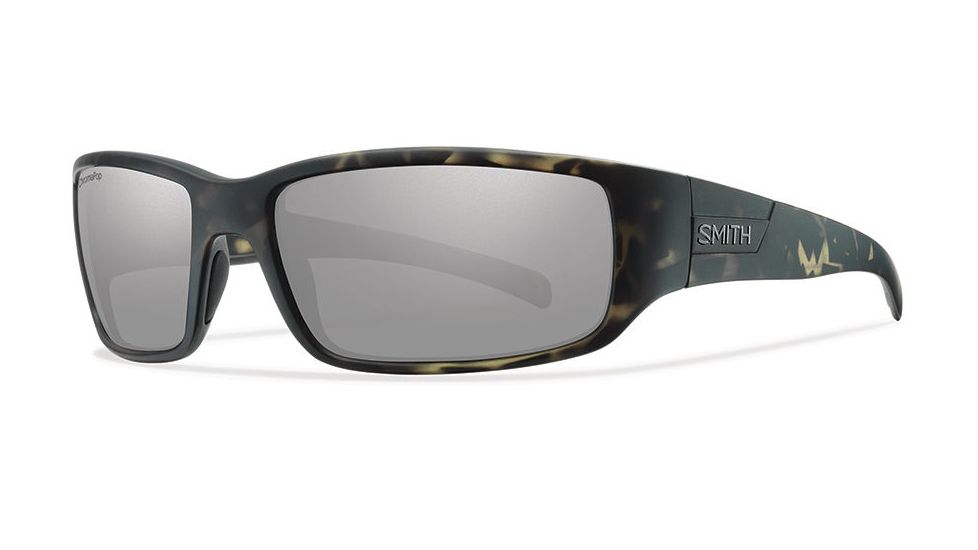 Smith Optics Prospect Single Vision Prescription Sunglasses, Matte Camo Frame, Polarized, POCPGYMMCSV