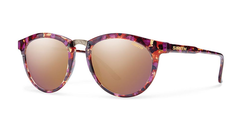 Smith Optics Questa Progressive Prescription Sunglasses, Flecked Mulberry Tortoise Frame, QEPCRGMFMTPR