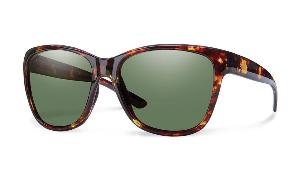 Smith Optics Ramona Single Vision Prescription Sunglasses, Tortoise Frame, Polarized, RACPGNTTSV