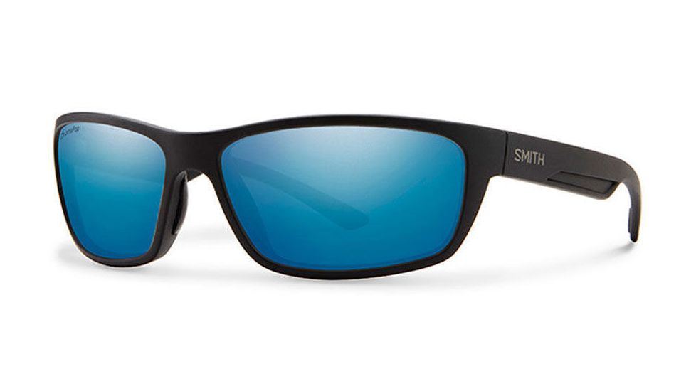Smith Optics Ridgewell Single Vision Prescription Sunglasses, Matte Black Frame, Polarized, RICPUGMMBSV